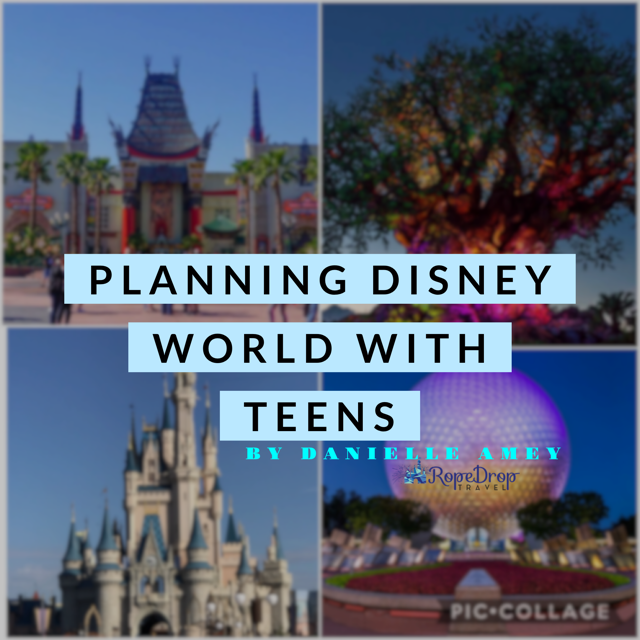 Planning Walt Disney World with Teens!