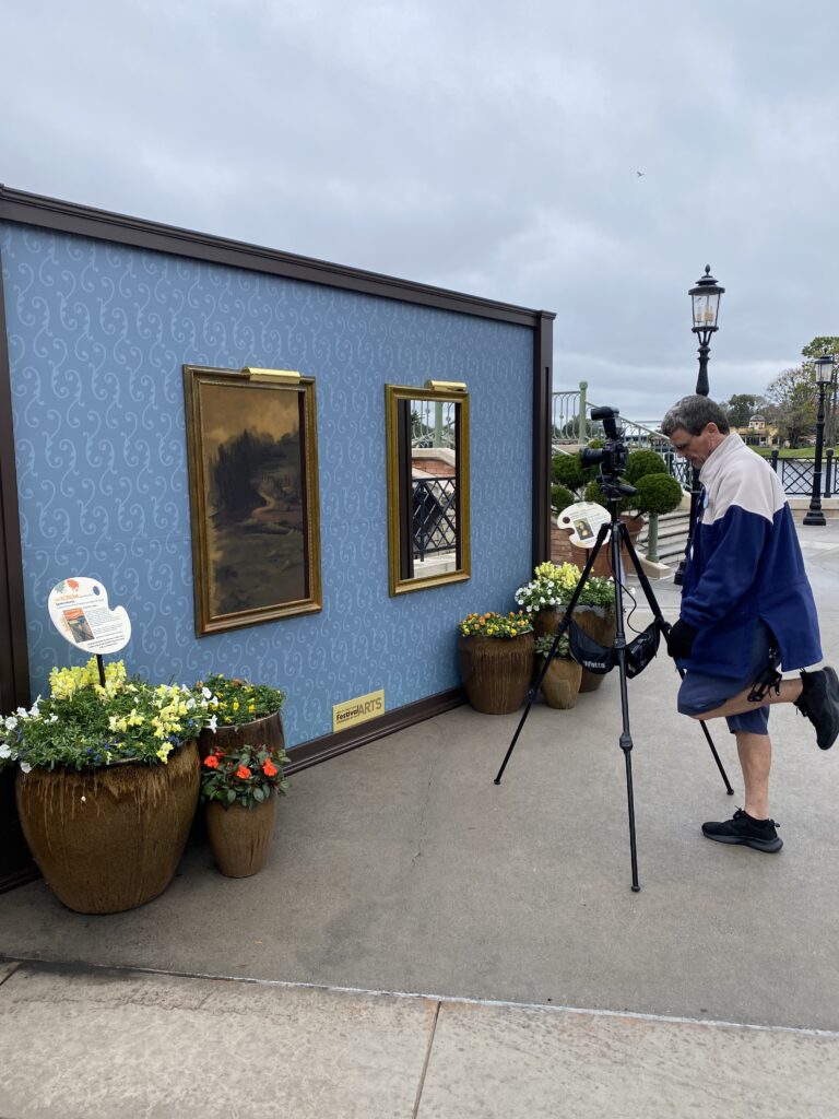 Epcot Festival of the Arts photo op