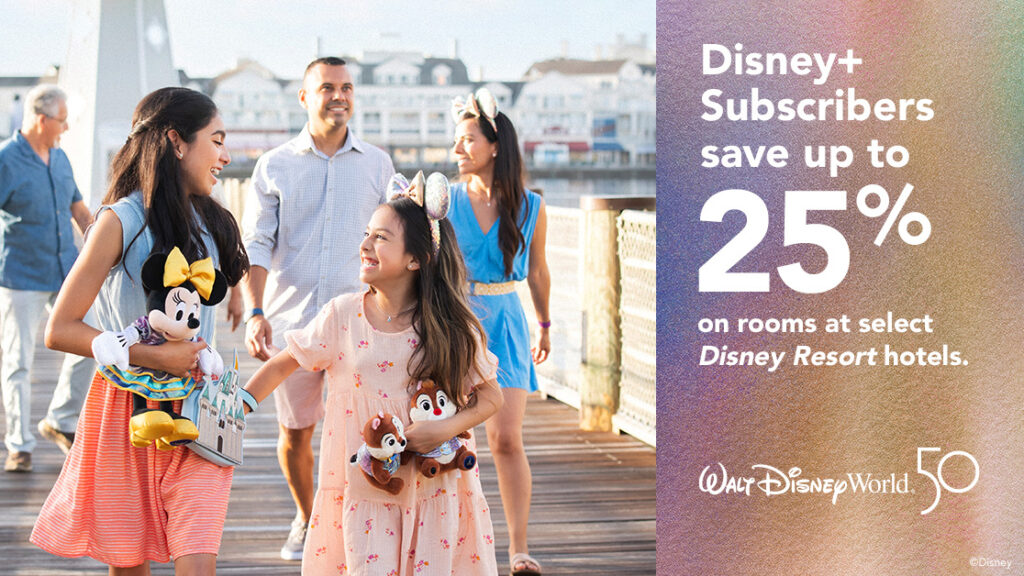 Disney+ Subscribers Can Save On a Disney World Stay
