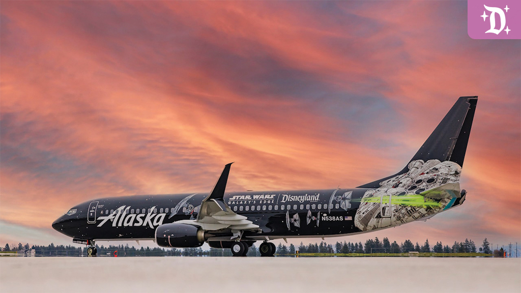 New Alaska Airlines Themed Aircraft Celebrates Adventures to “Star Wars: Galaxy’s Edge” at Disneyland Resort