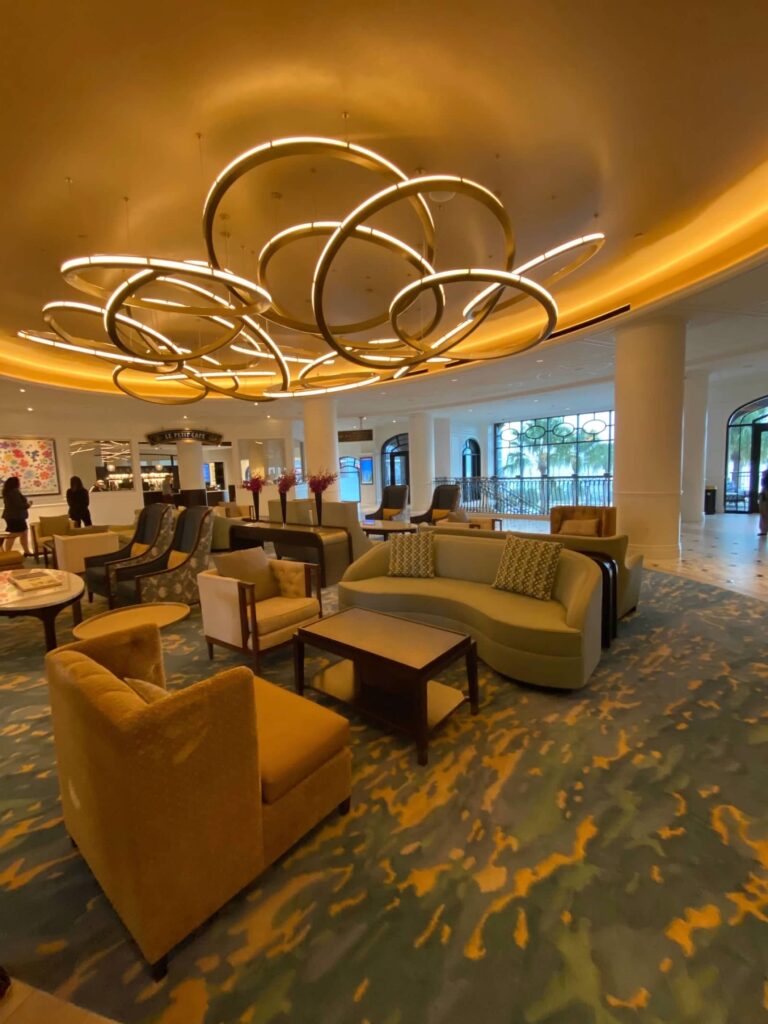 Disney's Riviera Resort lobby